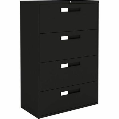 Global 9300 Fixed Lateral File Cabinet, 4-Drawer