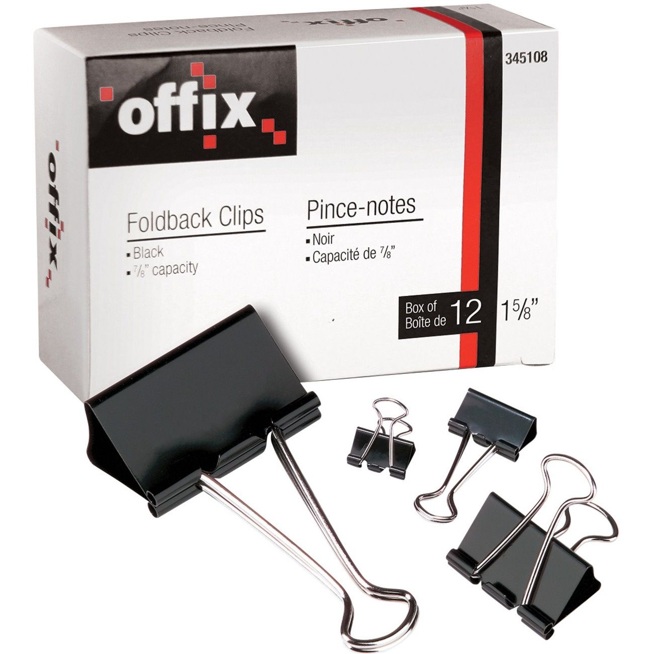 Offix Foldback Clips 2"