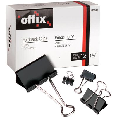 Offix Foldback Clips 2"