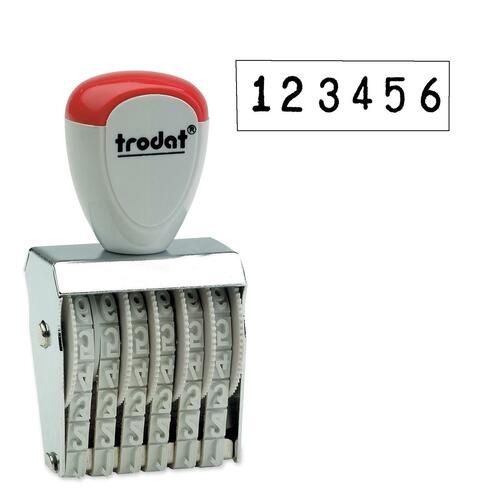 Trodat Manual Numberer Stamp, 1546 Classic, 6 Band