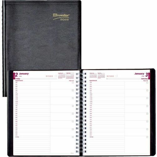 Brownline Essential Daily Planner, 8 1/2 x 11"