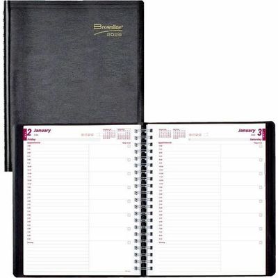 Brownline Essential Daily Planner, 8 1/2 x 11"