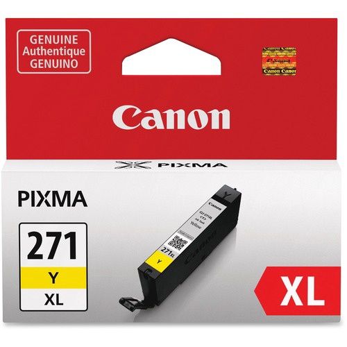 Canon CLI-271XL Yellow Ink Cartridge, High Yield