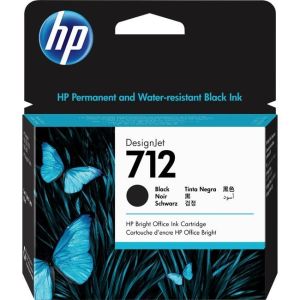 HP Designjet 712 80ml Black Ink Cartridge