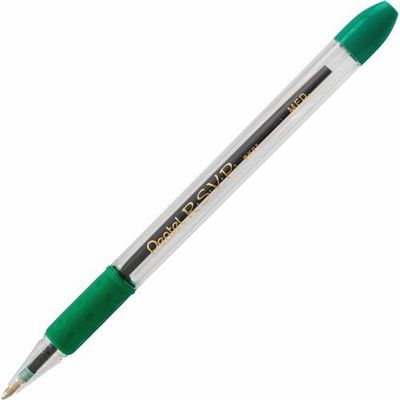 Pentel R.S.V.P. Ballpoint Stick Pen, Medium, Green