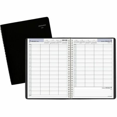 AT-A-GLANCE 2025 Four-Person Group Daily Appointment Book