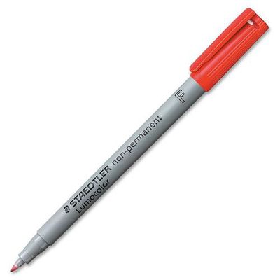 Staedtler Lumocolor Fine, Non-permanent Marker, Red