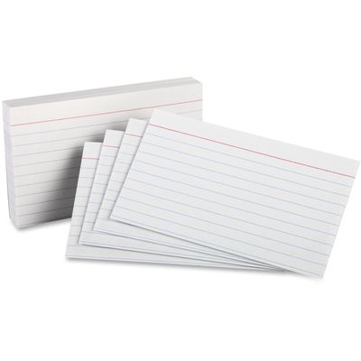 Oxford Ruled Index Card