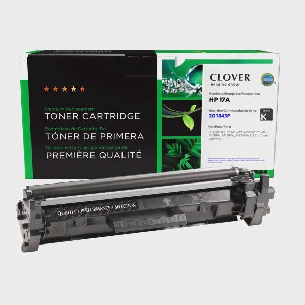 HP 17A Black Toner Cartridge, Premium Compatible