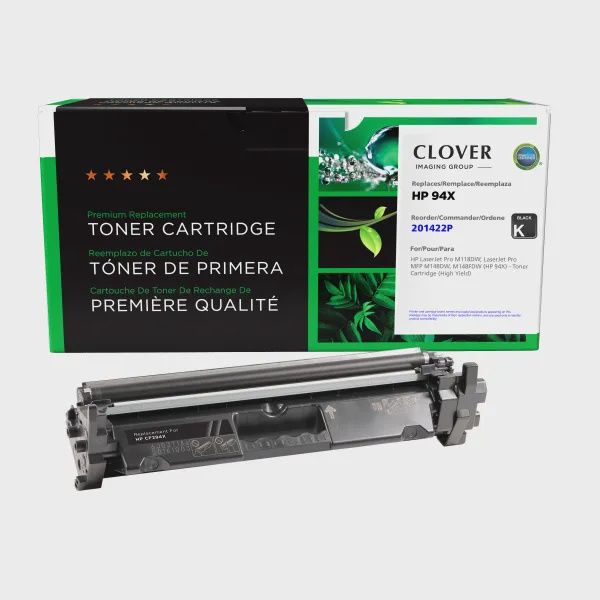 HP 94X Black Toner Cartridge, Premium Compatible