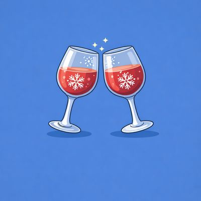 Christmas Wine Glasses