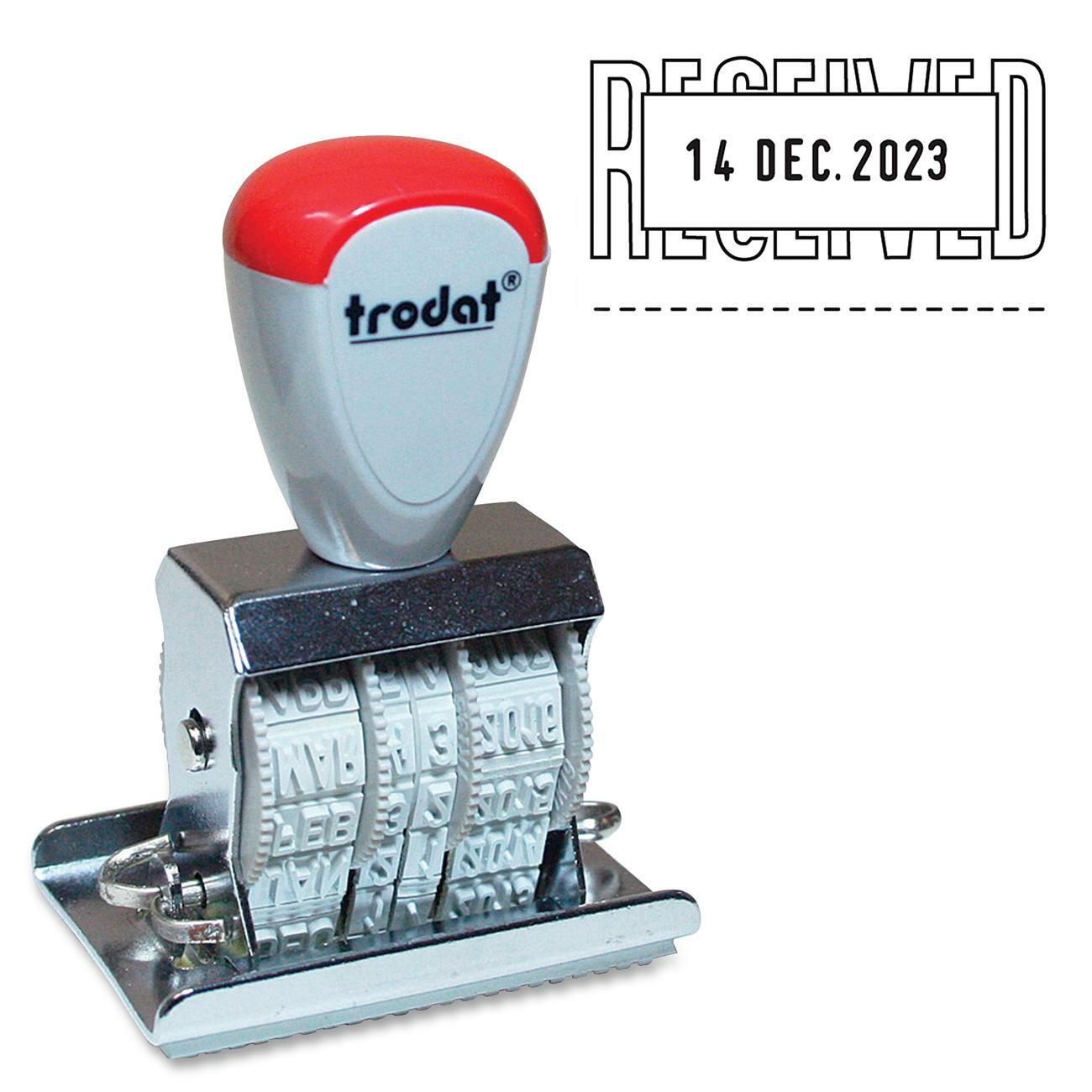 Trodat Manual Received Text Dater