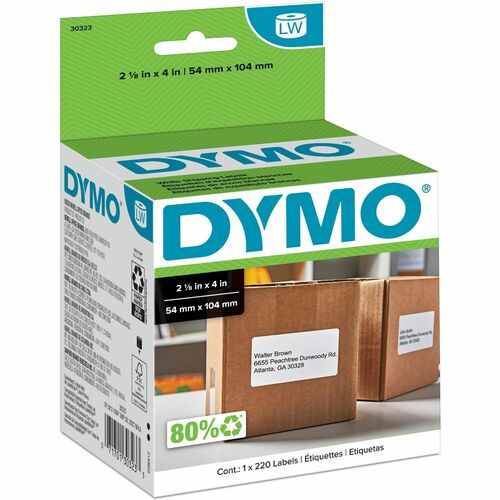 Dymo Shipping Labels, 2 1/8" x 4",  Box of 220 Labels