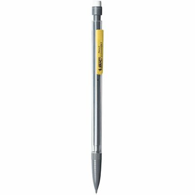 BIC Mechanical Pencil, 0.5 mm Lead, Clear Barrel, Singles