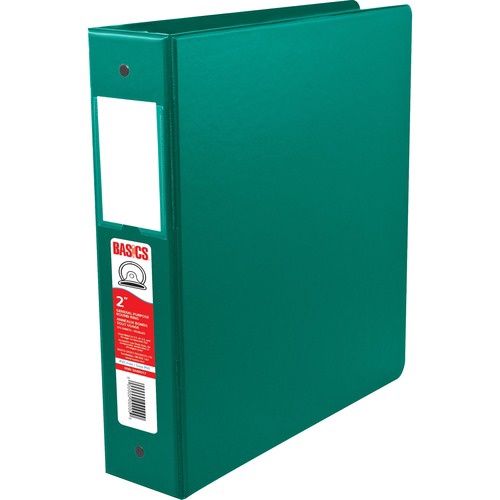 2" Ring Binder, Green