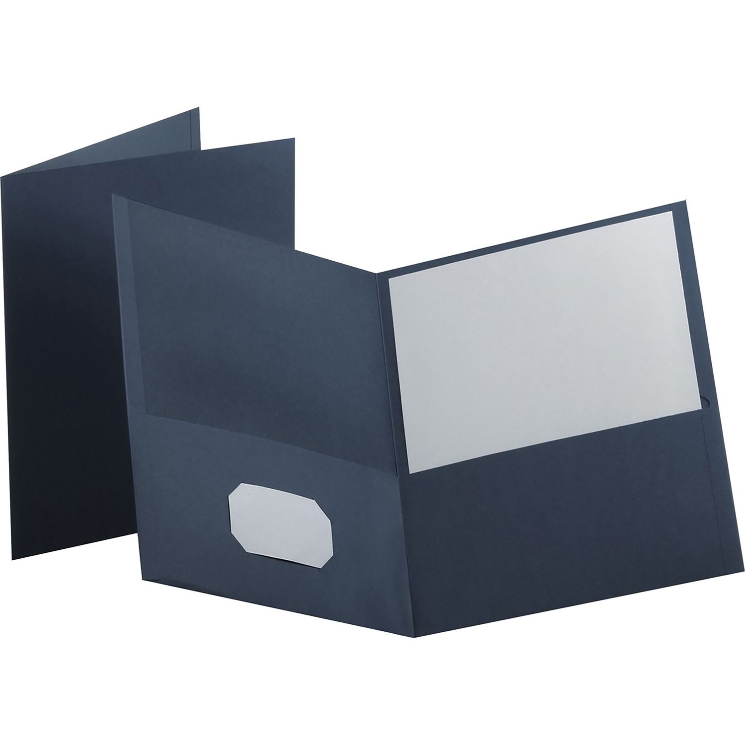 Oxford Letter Pocket Folder, Dark Blue