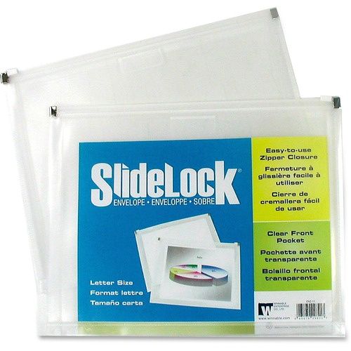 Winnable Poly Side Lock Zip Envelopes, 10" Width x 13" Length