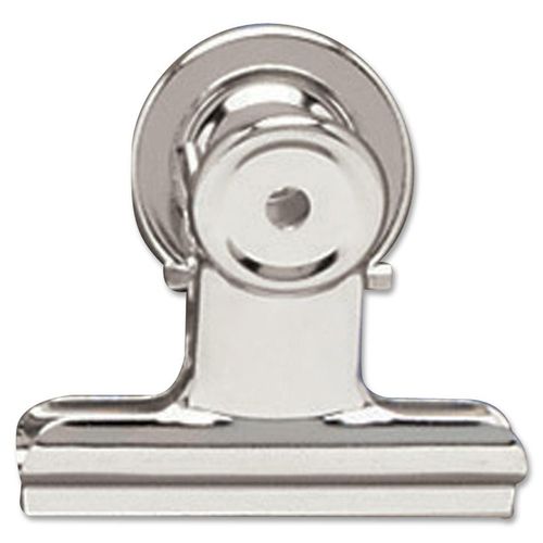 Acco Magnetic Bulldog Clip, 2", Silver, Metal