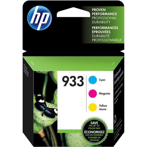 HP 933  Magenta, Yellow, Cyan Ink Cartridges, 3 Pack