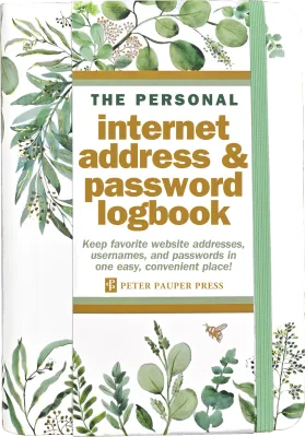 Password Book - Eucalyptus