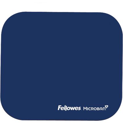 Fellowes Microban Mouse Pad, Navy Blue