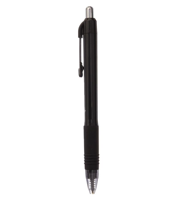 Zebra Pen Z-Grip Retractable Gel Pen,  Medium, Black