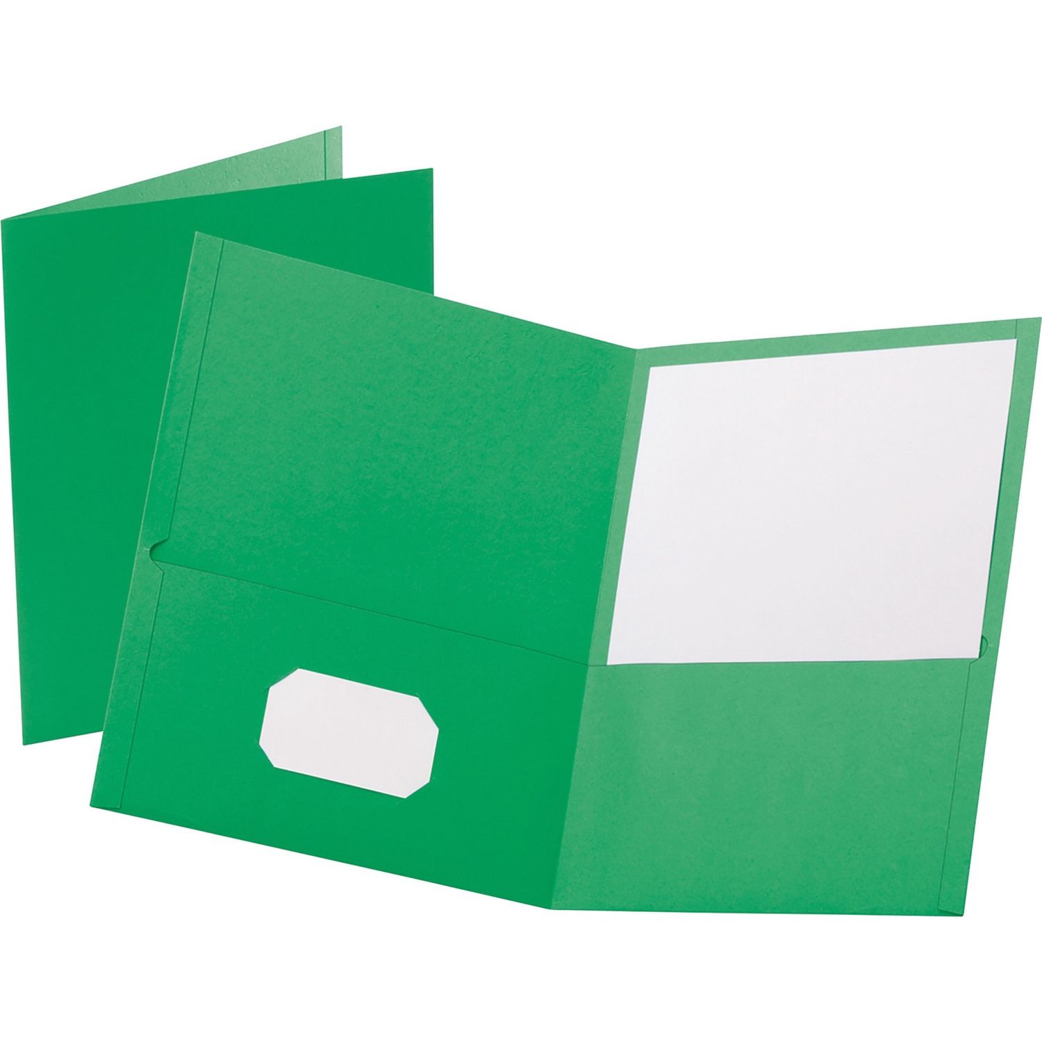 Oxford Twin Pocket Folders, 8 1/2" x 11", Green