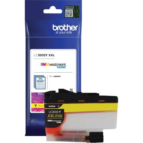 Brother INKvestment LC3033YS Ink Cartridge, Super High Yield, Yellow