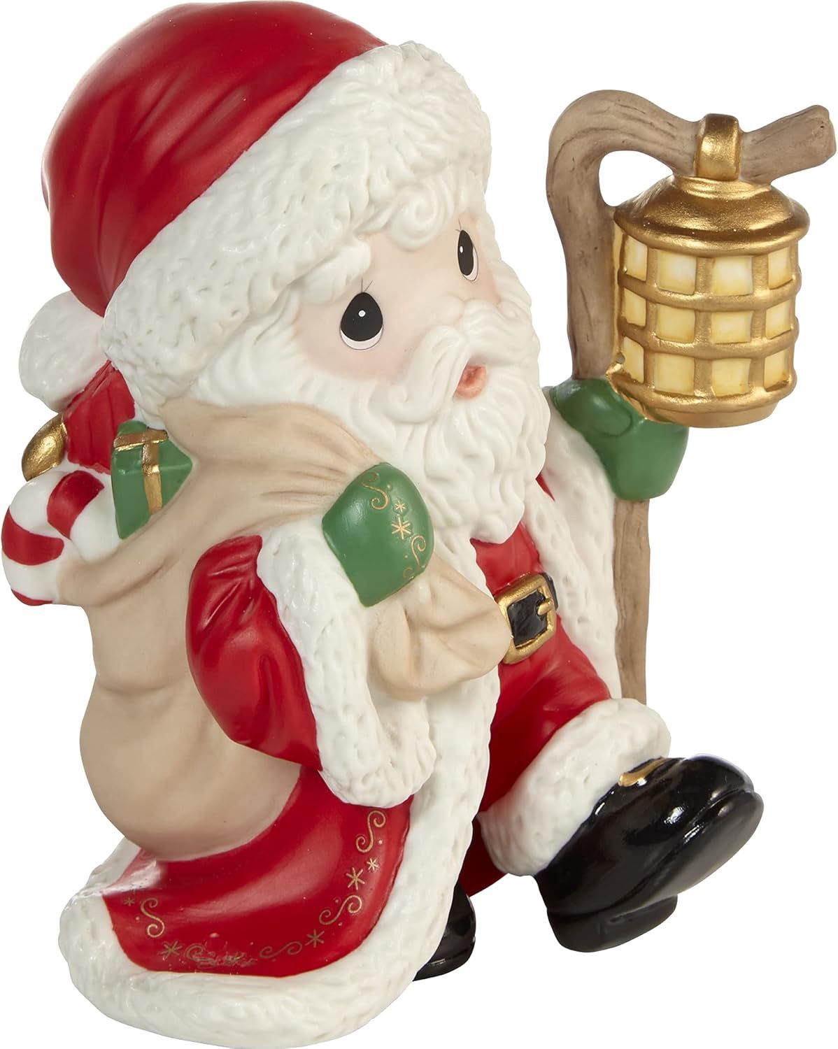 Precious Moments - May Your Spirits Be Merry and Bright Annual Santa Figurine