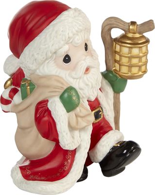 Precious Moments - May Your Spirits Be Merry and Bright Annual Santa Figurine