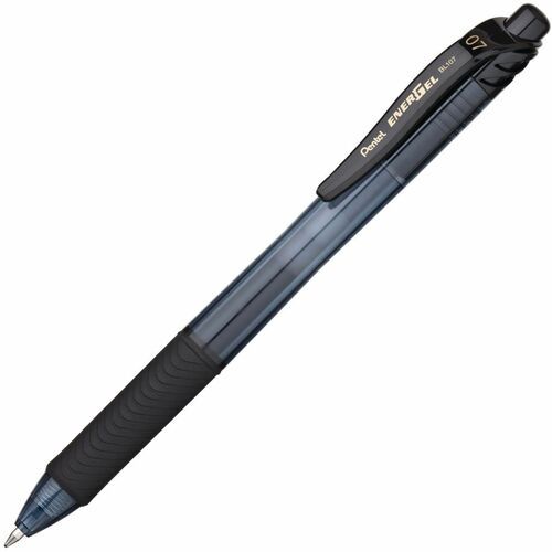 Pentel EnerGel-X Retractable Gel Pens, Medium  0.7 mm, Refillable, Black, Single