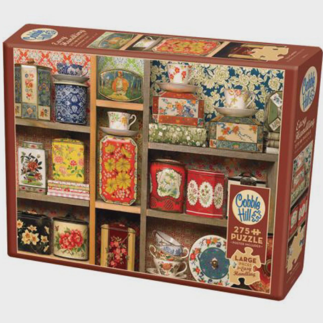 Cobble Hill 275 Piece Puzzle - Tea Caddies