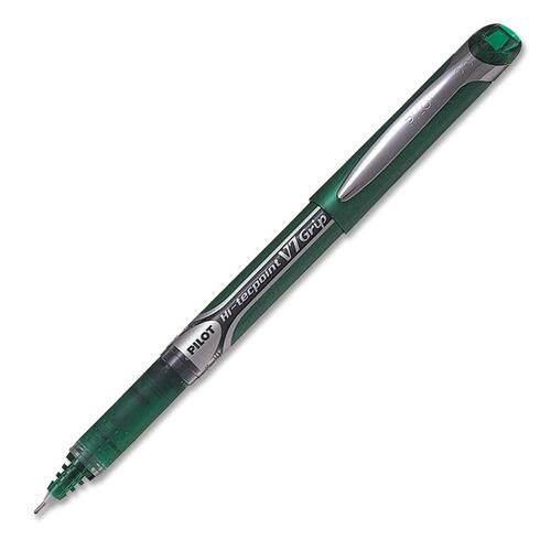 Pilot Hi-Tecpoint V7 Grip Rollerball Pen, Needle Point 0.7, Green