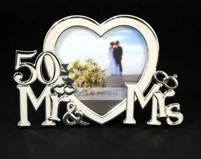 50 Anniversary Frame, Mr &amp; Mrs.