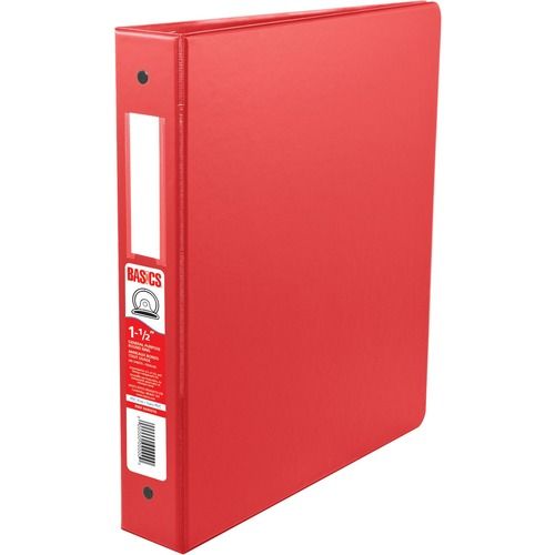 Binder 1.5", Round Ring, Red