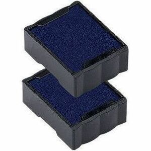 Trodat Replacement Ink Pad Cartridge, 2 Pack Blue Ink, 6/4921