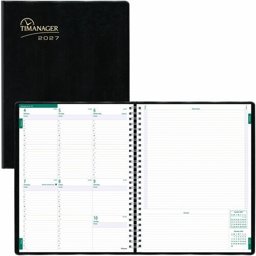 Blueline Timanager 13-Month 5-Day Weekly Planner, 11"x 8-1/2"