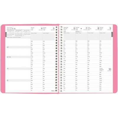 Blueline 13-Month Pink Daisy Weekly Planner