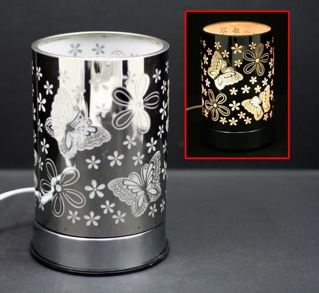 Silver Butterfly Touch Lamp J1311
