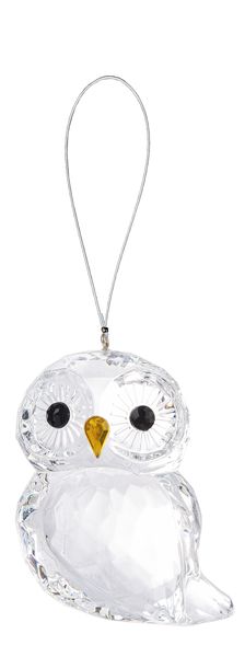 Owl 2.75" Ornament - White