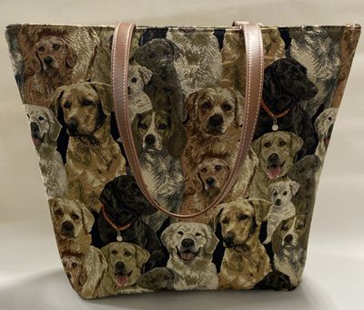 2620-3 Tapestry Purse Dogs