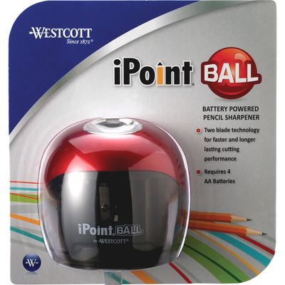 Westcott iPoint Ball Battery Pencil Sharpener