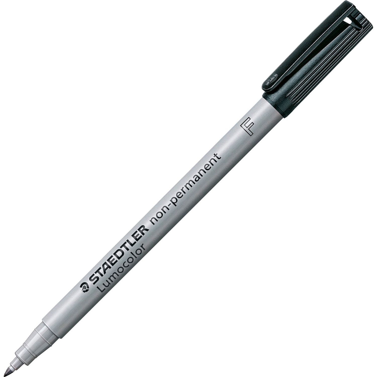 Staedtler Lumocolor Fine, Fibre-Tip, Non-permanent, Black