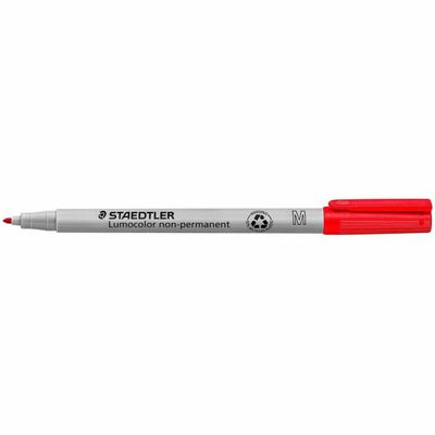 Staedler Lumocolor Medium Fibre-Tip, Non-permanent, Red