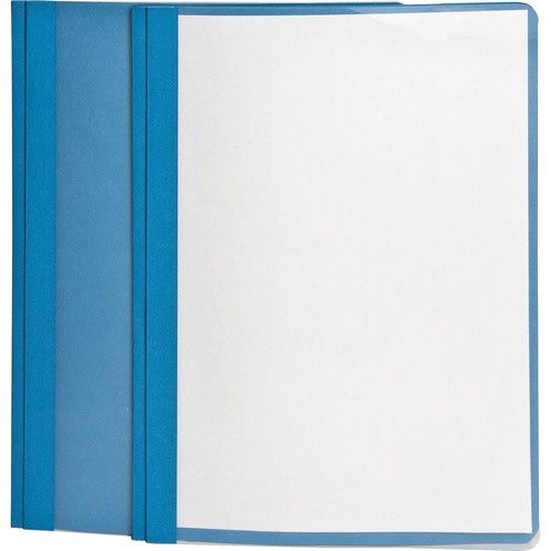 Oxford Letter Report Clear Cover, Blue