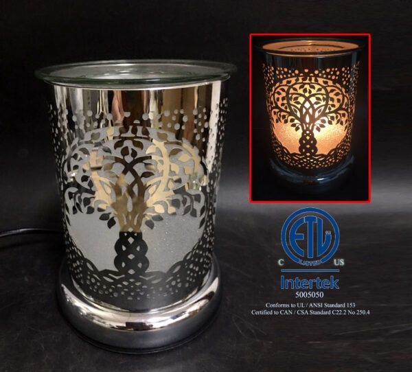 Silver Tree Touch Lamp J2084
