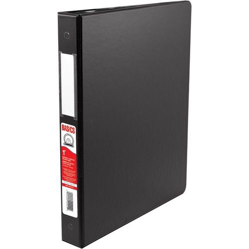 Round Ring Binder 1" Black