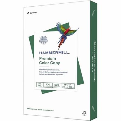 Hammermill Premium Color Copy Paper, 11" x 17", 28 lb, 500 Sheets Per Ream