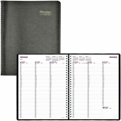 Brownline Weekly Planner, Appointment Book, 11" x 8 1/2", CB950.BLK, 2027