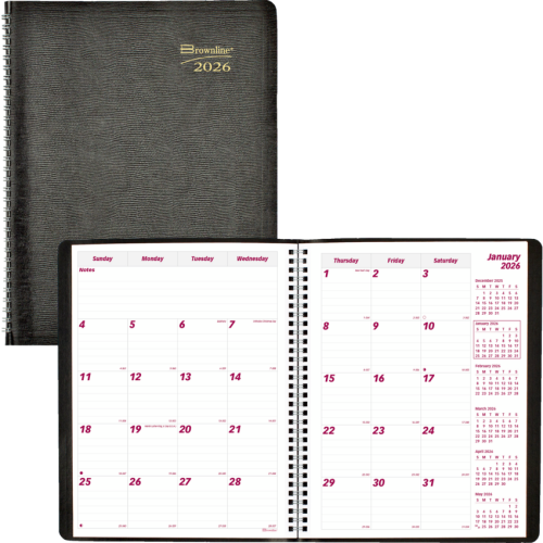 Brownline 14-Month Monthly Planner, 11" x 8-1/2"
